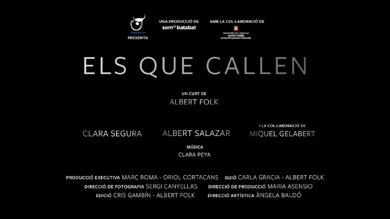 Técnico de sonido directo del cortometraje Els que callen, dirigido por Albert Folk, producido por Som Batabat.